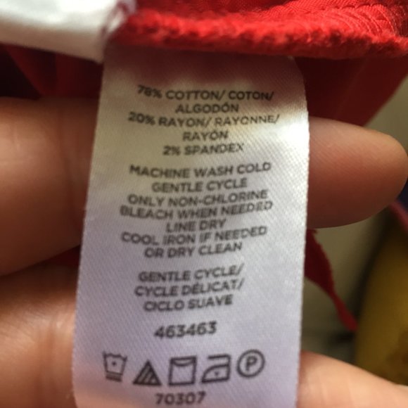 Ann Taylor Loft The Riviera Pant "Julie" Dark Red Crop Straight Leg Size 8 - Picture 5 of 5